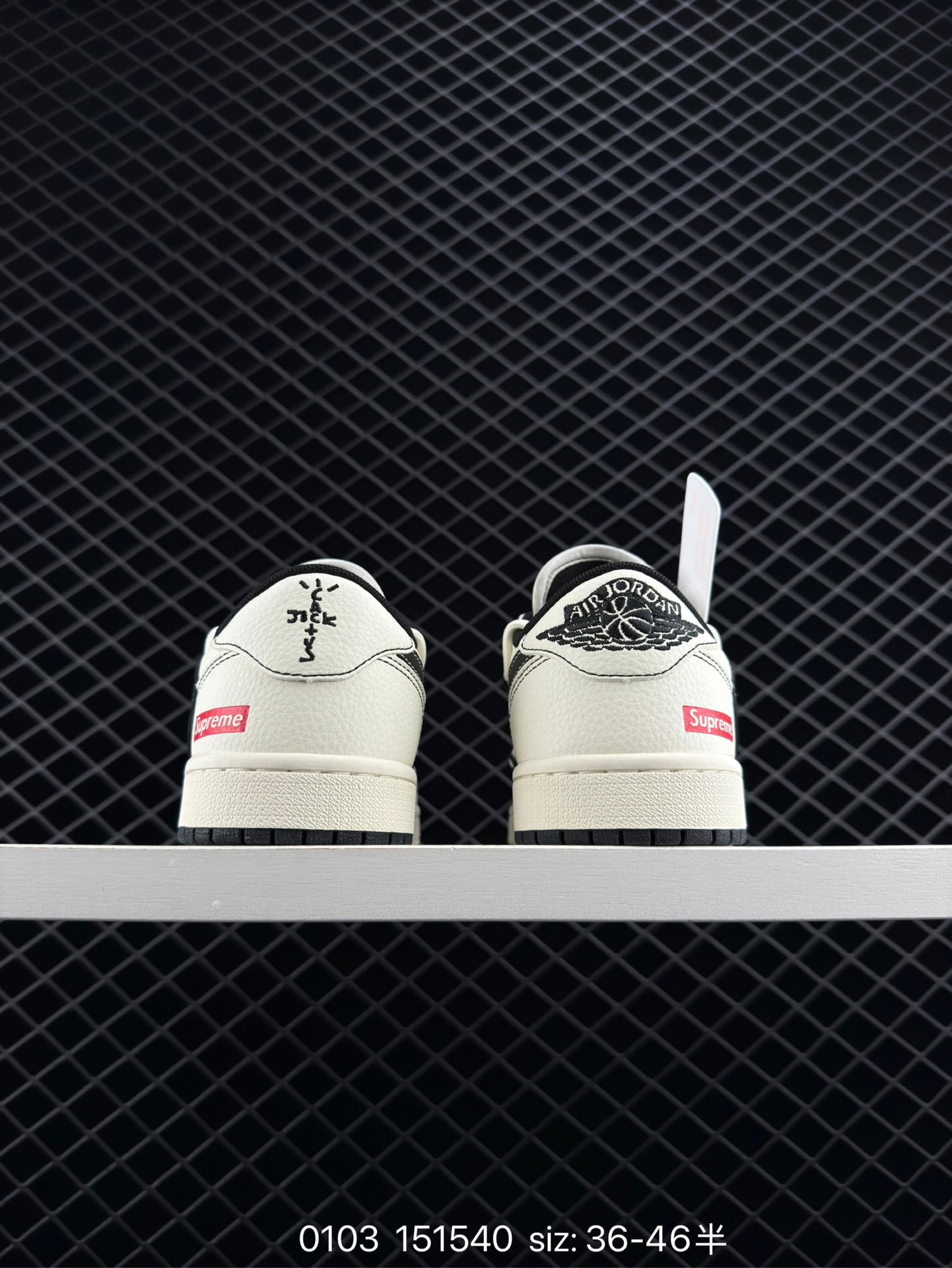 Travis Scott x Nike Air Jordan 1 Low x Stussy x Supreme